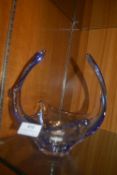 Murano Blue Glass Vase