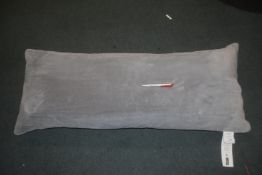 *Arley Grey Plush Bolster Cushion