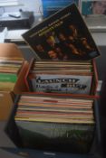 2x Record Cases Containing 12” LP Records Including Mixed Oldies, etc.