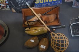 Wooden Shoe Lasts, and a Bookstand