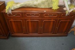 Four Drawer Sideboard and Matching Bureau