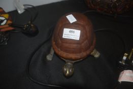 Coloured Glass Tortoise Lamp