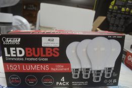*Feit LED Dimmable Lightbulbs 4pk