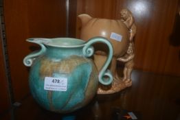 Crown Devon & Sylvac Vases