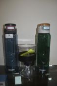 *2x Kambukka Water Bottles and a Bodum Jar