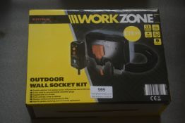 Work Zone Outdoor Wall Socket Kit