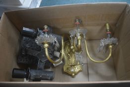 2x Vintage Wall Lights