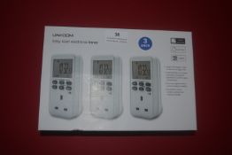 *Unicom Easy Read Electronic Timer 3pk
