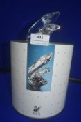 Swarovski Collector’s Edition 1992 “Care for Me” - The Whales Crystal Ornament