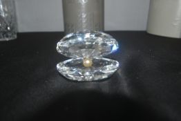 Swarovski Silver Crystal Oyster & Pearl