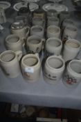 20x German Stoneware Beer Steins