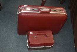 2x Vintage Delcy Travel Cases