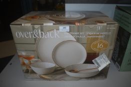 *Over & Back Dinnerware Set