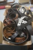 Collection of Leather Belts