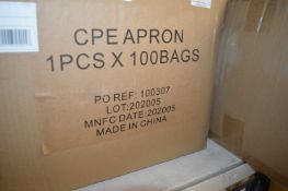 *Box of 1000x CPE Disposable Aprons