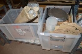 Quantity of Disposable Packaging, Chopping Boards, etc.