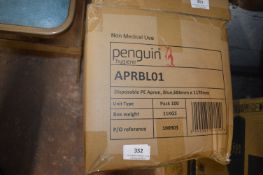 *10pks of 100x Penguin Disposable PE Aprons
