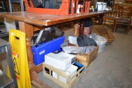 2x Rectangular Wooden Tables