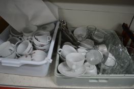 *Quantity of Assorted Costa Cups, Glasses, and Saucers