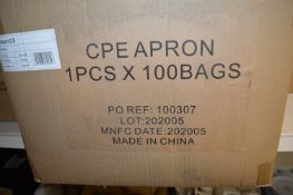 *Box of 1000x CPE Disposable Aprons