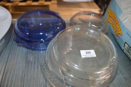 3x Glass Casserole Dishes