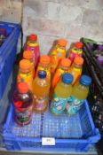 Quantity of Lucozade and Oasis etc.