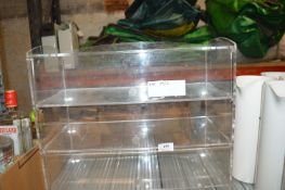 Perspex Three Tier Display Stand
