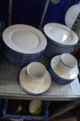 Quantity of Assorted Blue & White Plates