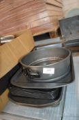 Quantity of Assorted Baking Trays