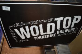 Wold Top Yorkshire Brewery Sign