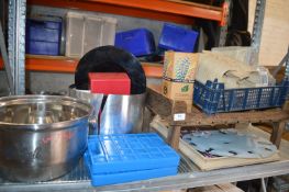 Mixed Lot Including Ice Bucket, Disposable Cup Holders, Ice Pack, etc.