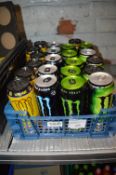 Assorted Cans of Monster