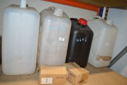 4x Water Containers