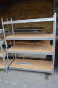 Four Tier Shelving Unit (AF) 6ft high x 5ft x 2ft