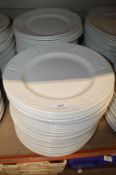 *2x Stacks of Plain White Plates