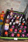 Quantity of Assorted Sports Drinks, Ribena, and Vimto