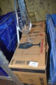 2x Boxes of Atom 2/3 Pint Glasses