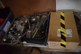 Quantity of Assorted Cutlery, Display Items, Taps, etc.