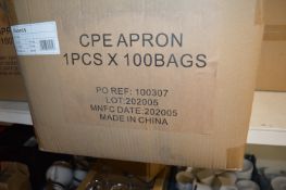 *Box of 1000x CPE Disposable Aprons