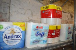 Quantity of Toilet Paper and Kitchen Towel