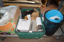 Contents of Shelf to Include Disposable Plastic Lids, Bottles, Cups, etc.