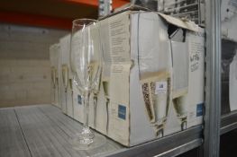 3x Boxes of Champagne Flutes