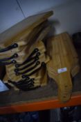 Quantity of Wooden Serving/Chopping Boards