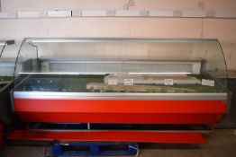 Butcher’s Refrigerated Display Counter 250cm long x 130cm high