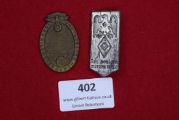 Pair of German Commemorative Badges