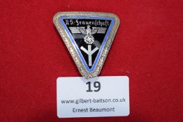 NS-Frauenschaft Women’s Organisation Membership Badge