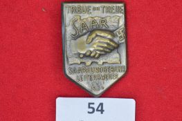 Saar Badge – “Treue um Treue – Saarkundgebung Leitersweiler – 1. Juli 1934”