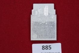Stolpen SA badge, dated 3–8 June 1935, commemorating 600 years of Schützen and 200 years of the