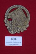 German Third Reich Large Plaque Badge – 3rd Bundesturnfest Innsbruck 1930
