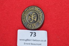 NSDAP ‘Mitglieder Werbung’ Badge, 1935